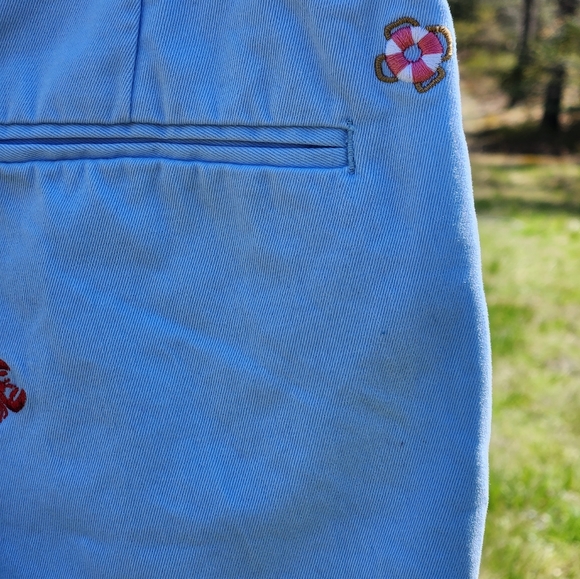 Castaway Nantucket Island Embroidered Lobster Chino Pants 2 - Picture 4 of 6